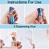 Empty Portable Glass Spray Bottles AJEW-GL0002-30-4