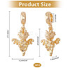 36Pcs Alloy European Dangle Charms MPDL-CA0001-06G-2