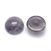Natural Amethyst Cabochons G-P393-R14-14mm-2