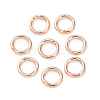 Brass Closed Jump Rings KK-CBA8EB2-01RG-1