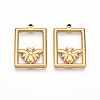 304 Stainless Steel Pendants STAS-N109-17G-1