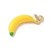 Fruit Theme Alloy Enamel Pendants PALLOY-P314-01D-G-2
