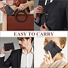 Rectangle Leather Credit Card Wallets for Women Men AJEW-WH20007-09A-5