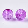 Transparent Crackle Acrylic Beads LS-CACR-N002-05-2