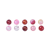 10 Colors Spray Painted Crackle Glass Beads CCG-X0010-01-8mm-2