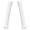 1 Pair Acrylic Fibers Long Mesh Lace Gloves AJEW-CN0006-67A-1