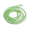 Electroplate Transparent Glass Beads Strands EGLA-A035-T3mm-A09-2