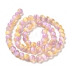 Natural Selenite Dyed Beads Strands G-P493-02I-4