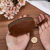 Leather Credit Card Wallets for Women Men AJEW-WH20007-10B-3