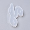 Letter DIY Silicone Molds DIY-I034-08Y-2