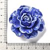 Synthetic Shell Dyed Carved Flower Connector Charms SHEL-D081-01D-6