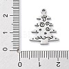 Christmas Theme Anti-Tarnish 304 Stainless Steel Pendants LS-STAS-R003-04P-03-3