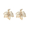 Brass Stud Earrings Finding for Women KK-A244-12G-1