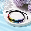 Glass Seed Braided Bead Bracelets BJEW-JB11064-2