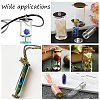 30Pcs 3 Colors Iron Bead Cap Pendant Bails STAS-PH0004-67-6