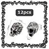 12Pcs 304 Stainless Steel European Beads STAS-HS0001-06-2