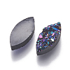 Imitation Druzy Gemstone Resin Beads RESI-L026-E04-2