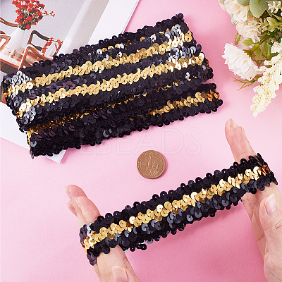 10Pcs Wide Stretch Sparkling Headband MRMJ-GF0001-45D-1