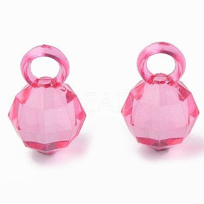 Transparent Acrylic Pendants MACR-S373-125-B05-1