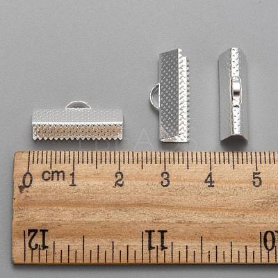 Iron Ribbon Crimp Ends X-IFIN-S008-S-1