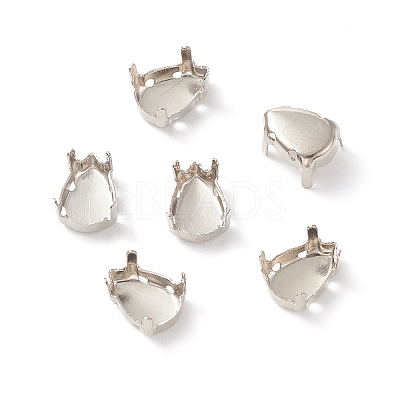 Brass Sew on Prong Settings KK-G246-7x10mm-P-1