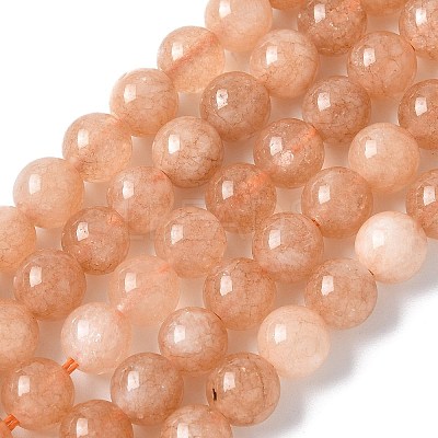 Natural White Jade Beads Strands X-G-F364-11-6mm-2-1