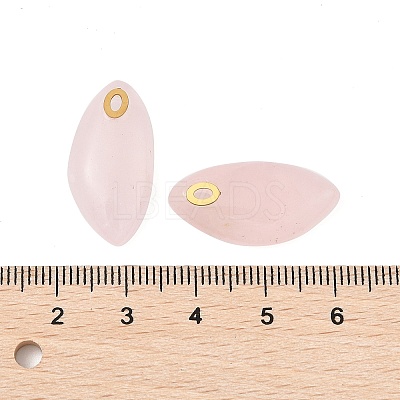 Natural Rose Quartz Pendants STAS-P380-80G-02-1