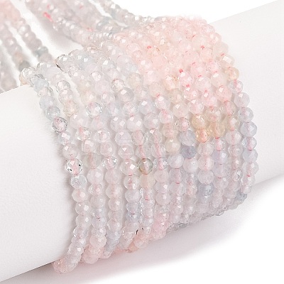 Natural Morganite Beads Strands G-F770-C05-03-1
