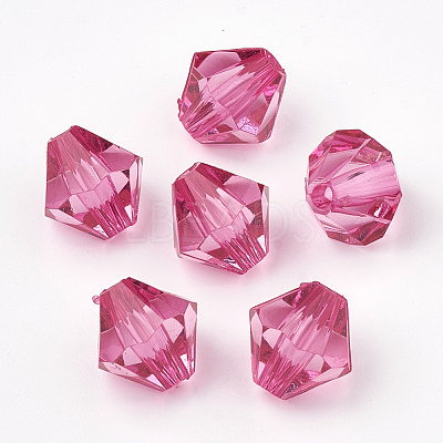 Transparent Acrylic Beads X-TACR-S146-6mm-04-1