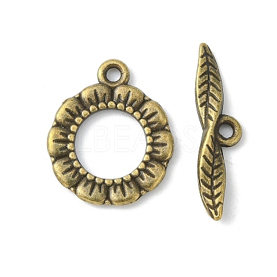 Tibetan Style Toggle Clasps LS-MLF11359Y-NF-1