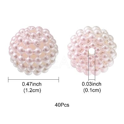 Imitation Pearl Acrylic Beads OACR-FS0001-42D-1