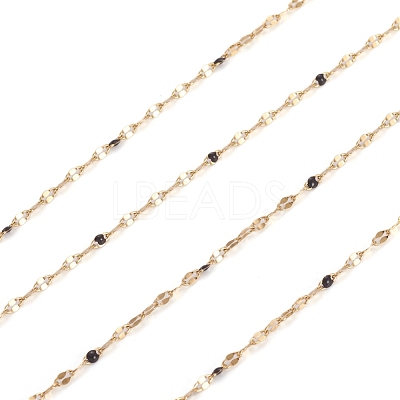 3.28 Feet Handmade Stainless Steel Dapped Chains X-CHS-D026-16G-G-1