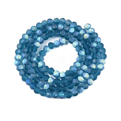 Transparent Glass Beads Strands EGLA-A044-T3mm-MB27-1