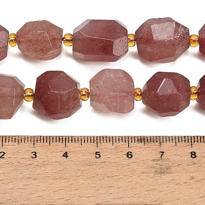 Natural Strawberry Quartz Beads Strands GG-CBA93B2-A01-01-1