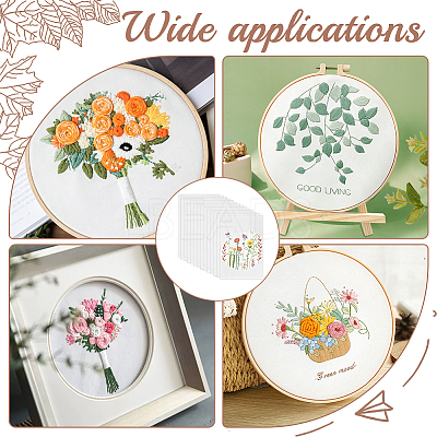 Cotton Embroidery Cloth LS-DIY-WH0502-46-1