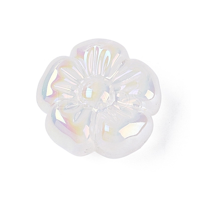 UV Plating Opaque Acrylic Beads OACR-N161-08A-1