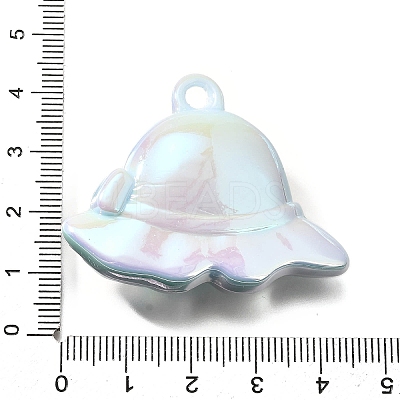 UV Plating Acrylic Pendants OACR-S043-09D-1