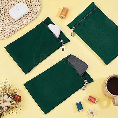 Canvas Cloth Zipper Bags ABAG-WH0077-09B-07-1