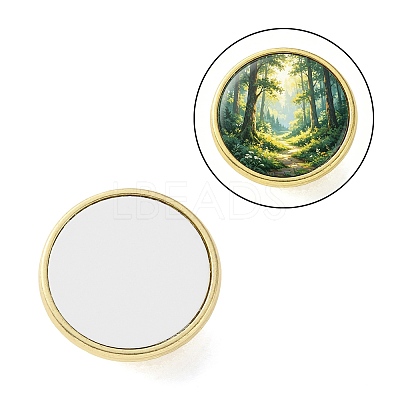 Soccer Season Sublimation Blank Brooch Pins FIND-T077-01D-G-1