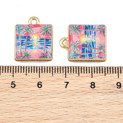 Printed Alloy Pendants AL-CBA49CA-01A-1