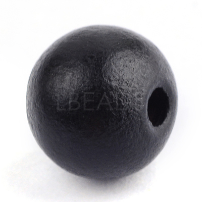 Dyed Natural Wood Beads WOOD-S662-7x8mm-06-1