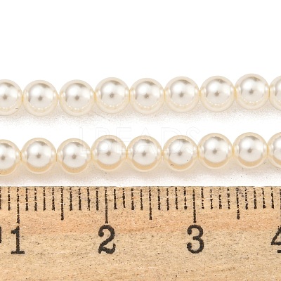 Glass Pearl Beads Strands HY-G002-01B-02-1