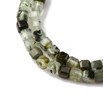 Natural Prehnite Beads Strand G-RM241221-K3-1