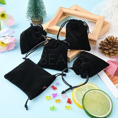 Rectangle Velvet Pouches TP-A001-9x10.5cm-2-1