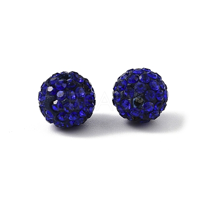 Pave Disco Ball Beads X-RB-A130-10mm-10-1