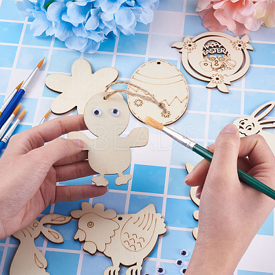 Wooden Cutouts Ornaments WOOD-TA0002-39-1