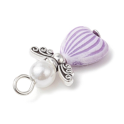 Acrylic Alloy Pendants PALLOY-JF03798-1