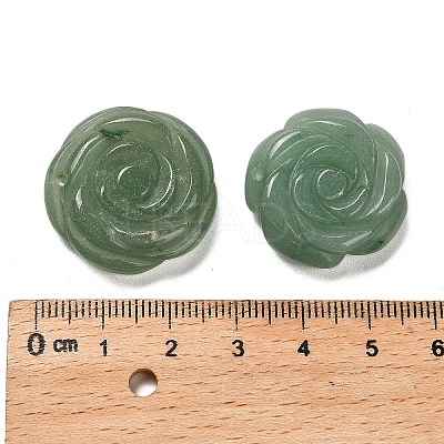Natural Green Aventurine Carved Pendants G-Z088-01A-1