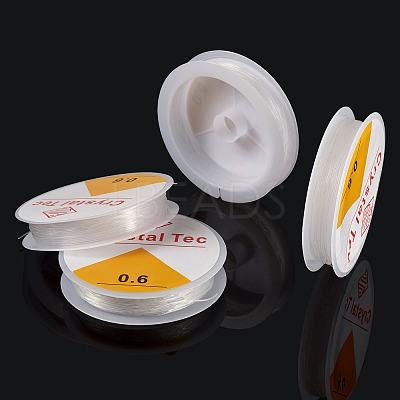 4 Rolls Round Crystal Elastic Stretch Thread EW-TA0001-09B-1
