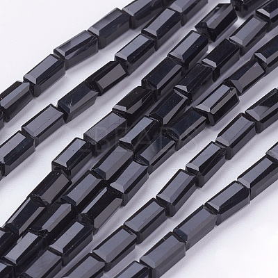 Opaque Glass Beads Strands EGLA-E008-3x6mm-10-1